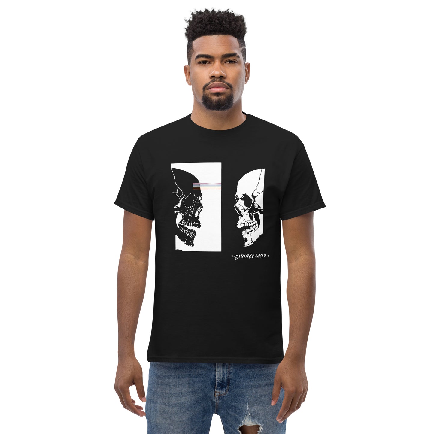 Skull Wave Transference : Entropy's Agent| Classic Men's Tee