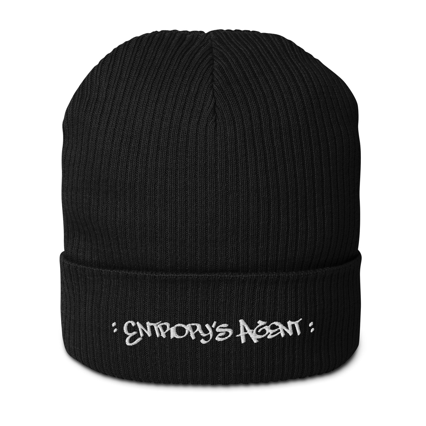 Entropy's Agent | Organic Ribbed Beanie