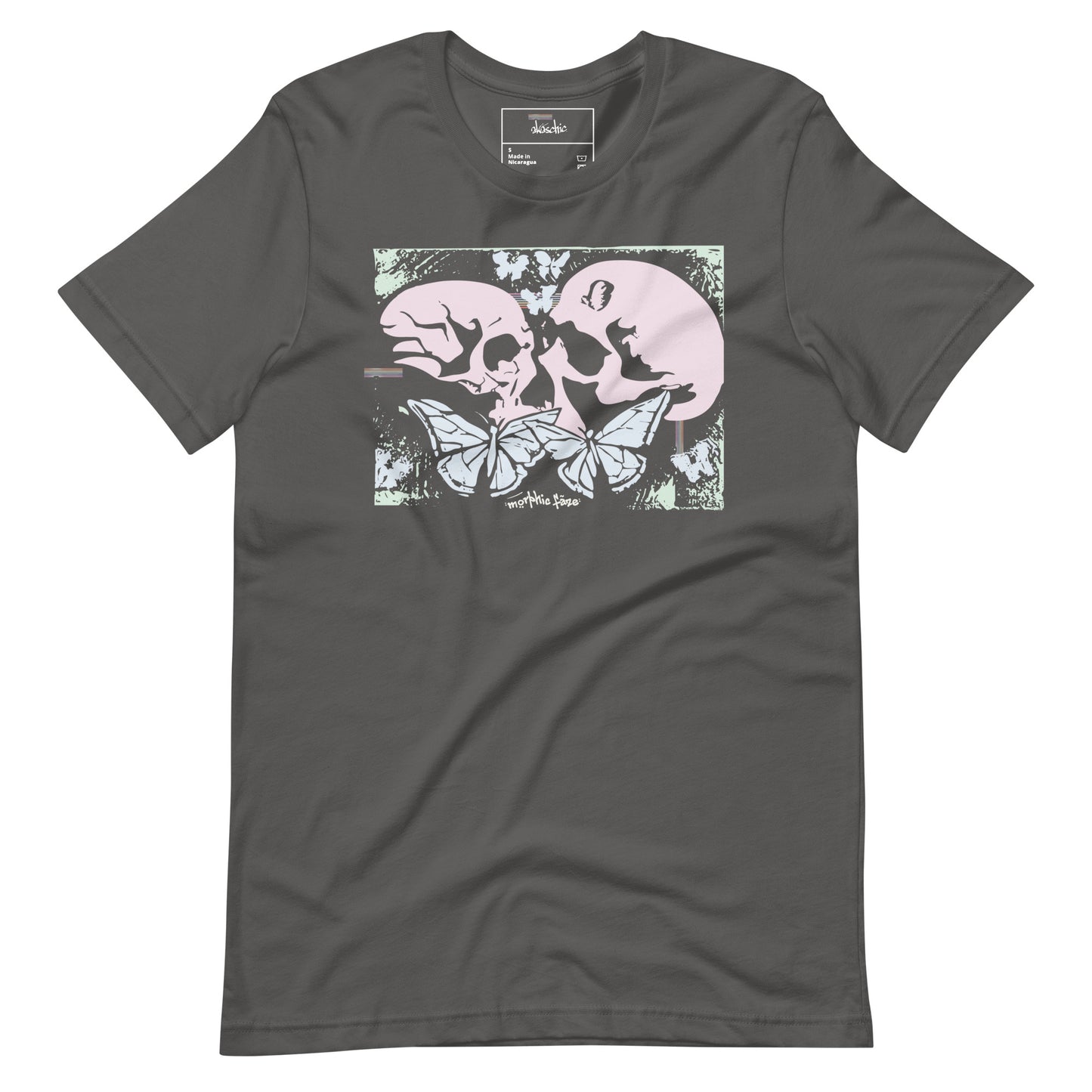 Morphic Faze | Skull and Butterfly Unisex t-shirt for Men and Women