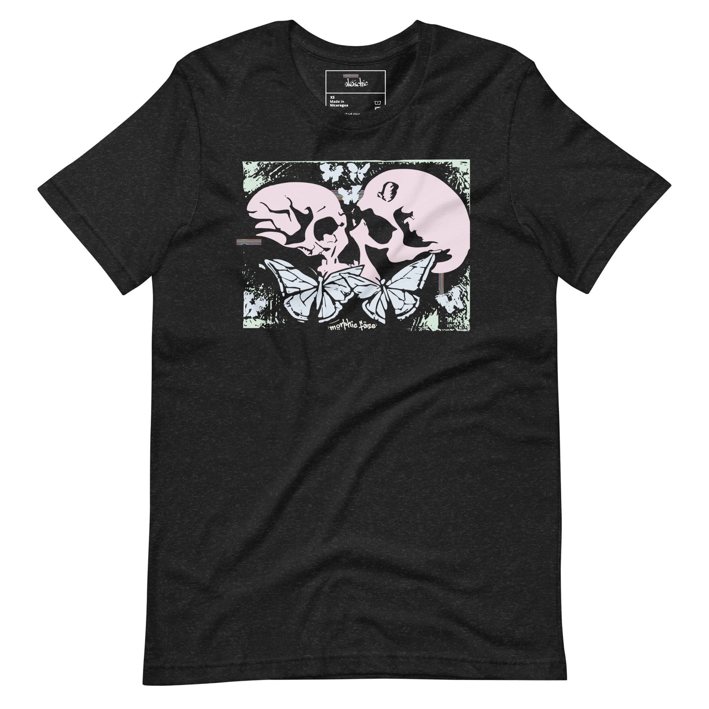 Morphic Faze | Skull and Butterfly Unisex t-shirt for Men and Women