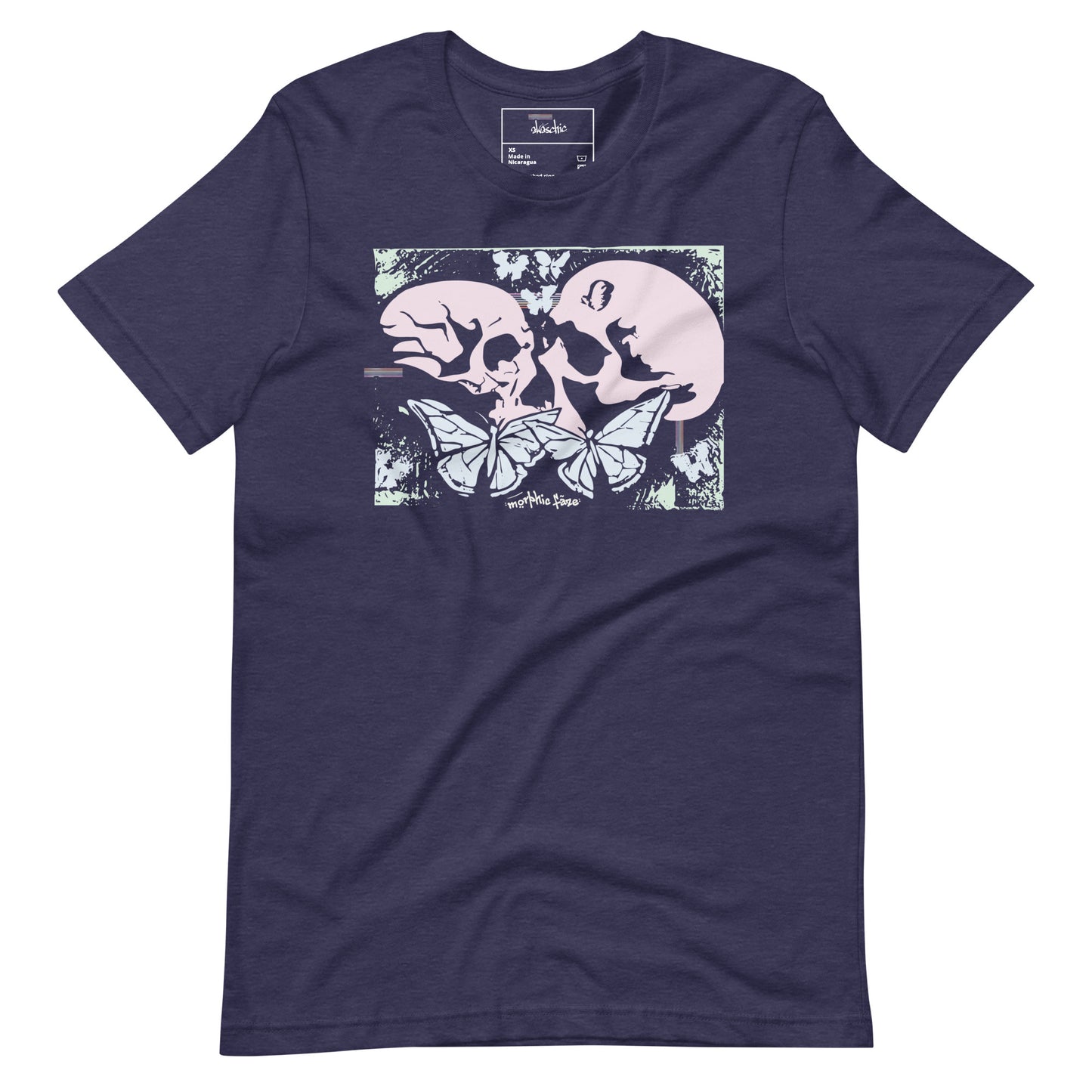 Morphic Faze | Skull and Butterfly Unisex t-shirt for Men and Women