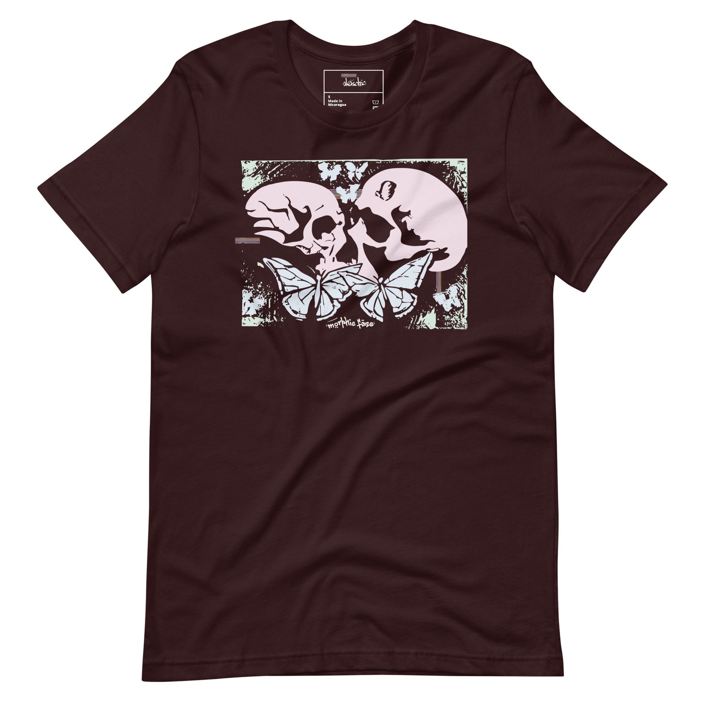 Morphic Faze | Skull and Butterfly Unisex t-shirt for Men and Women