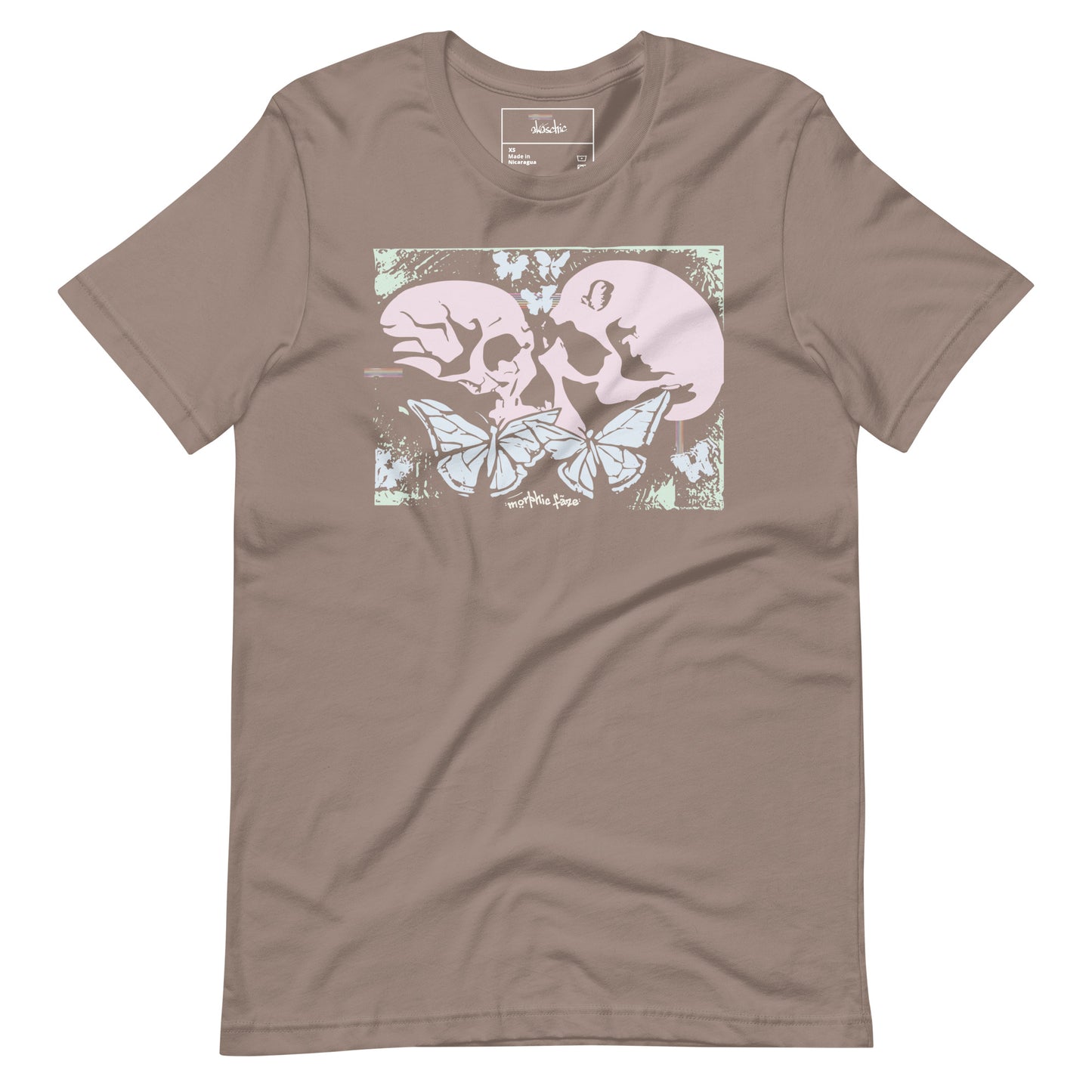 Morphic Faze | Skull and Butterfly Unisex t-shirt for Men and Women