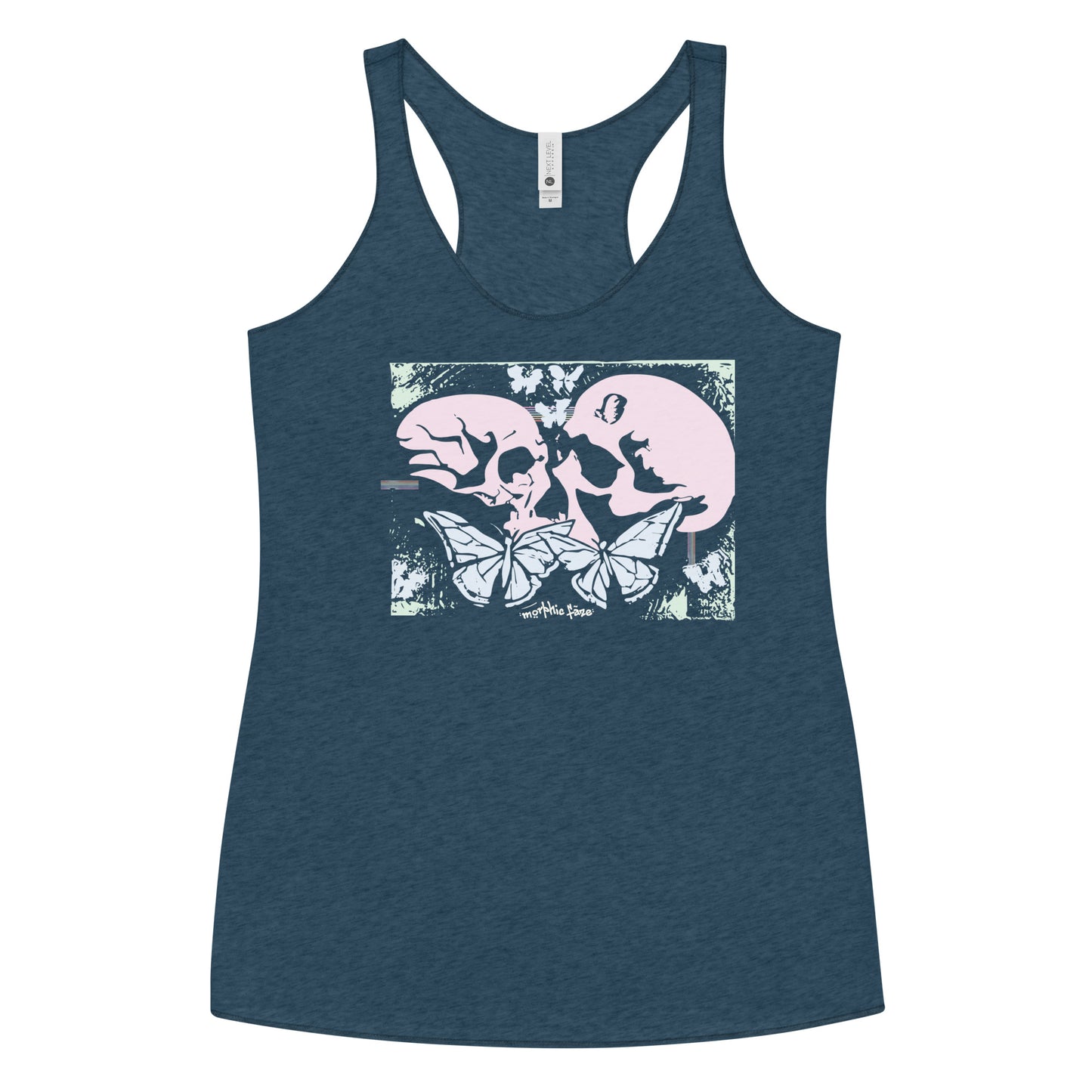 Morphic Faze | Skull and Butterfly Women's Racerback Tank