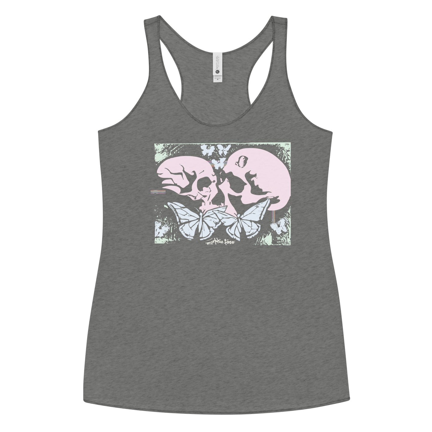 Morphic Faze | Skull and Butterfly Women's Racerback Tank