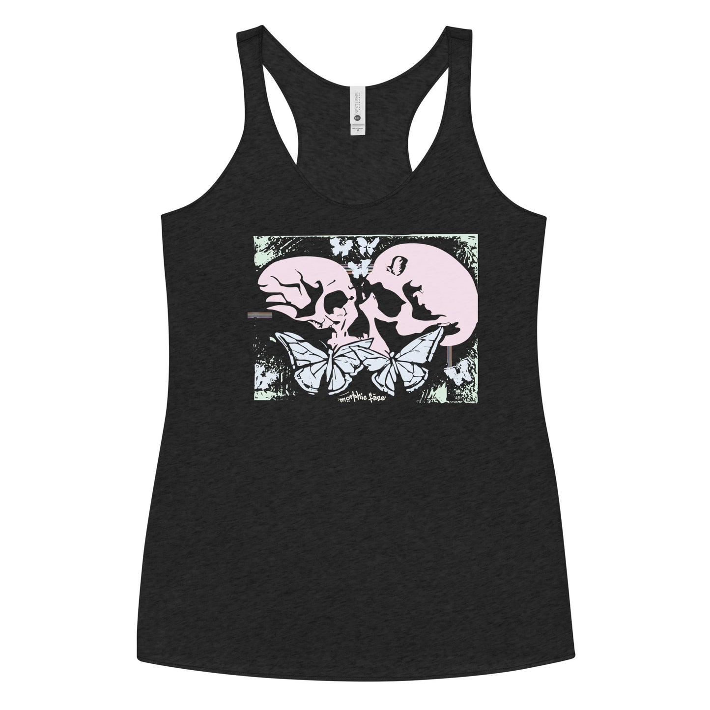 Morphic Faze | Skull and Butterfly Women's Racerback Tank