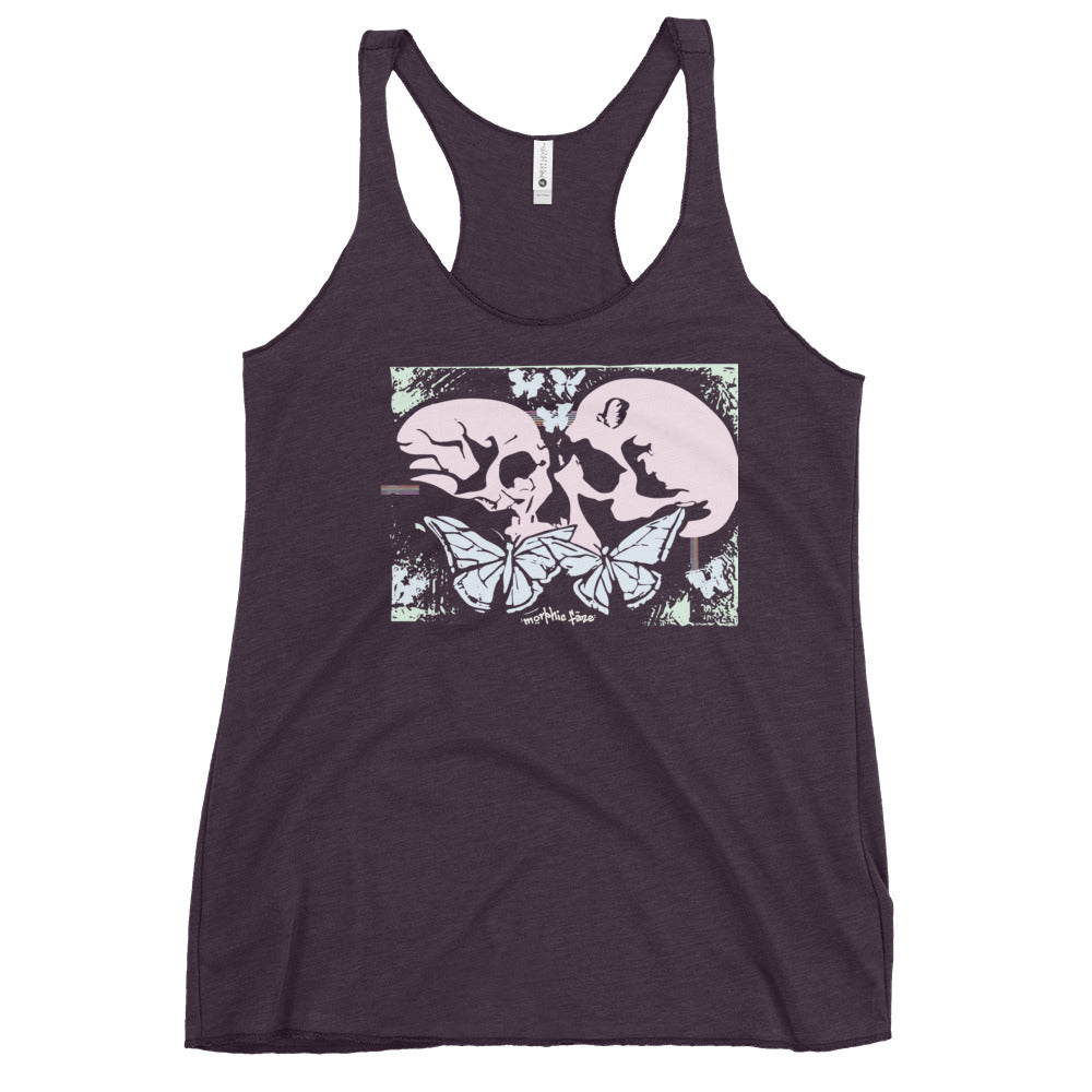 Morphic Faze | Skull and Butterfly Women's Racerback Tank